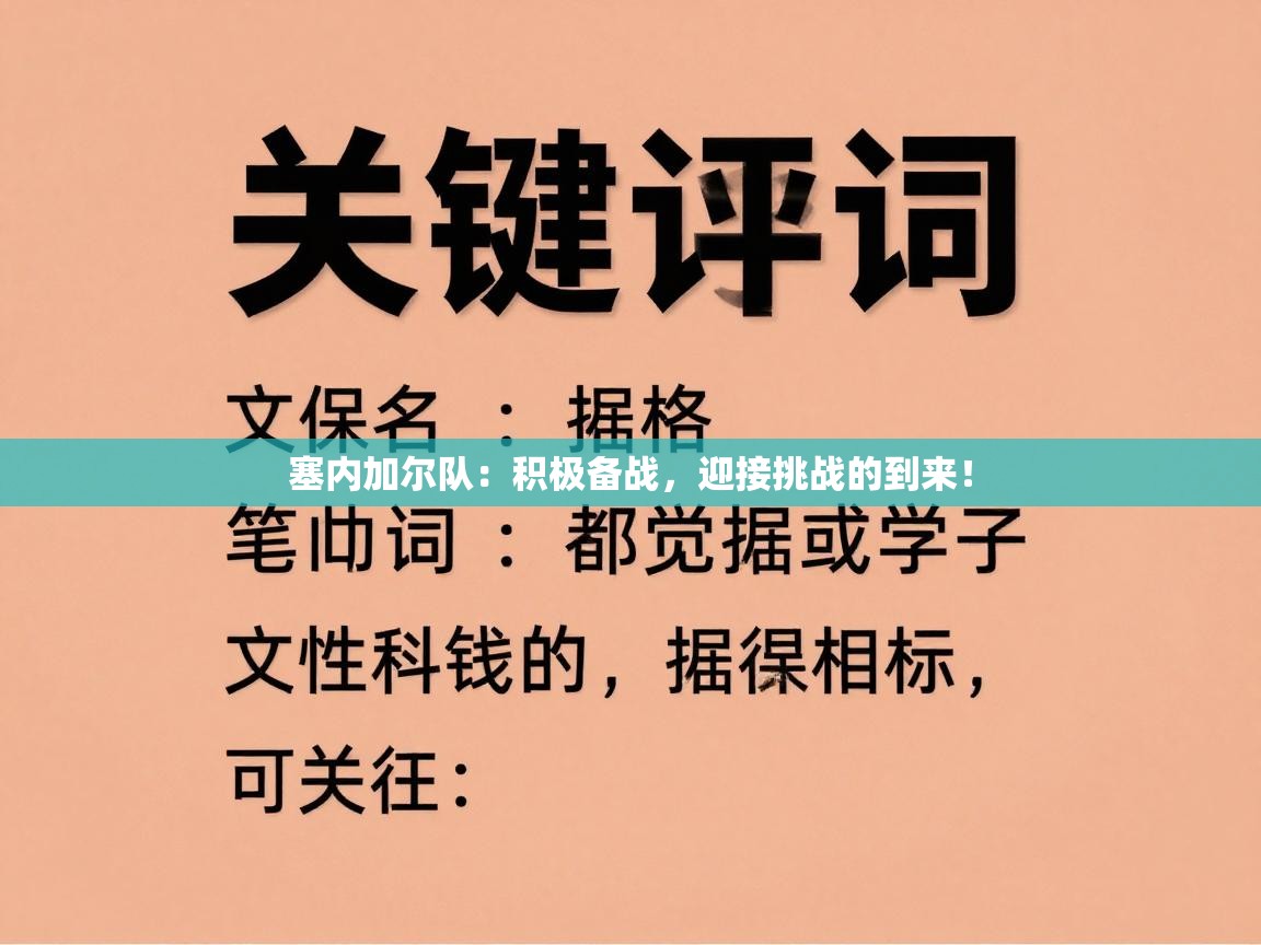塞内加尔队:积极备战,迎接挑战的到来! 第2张
